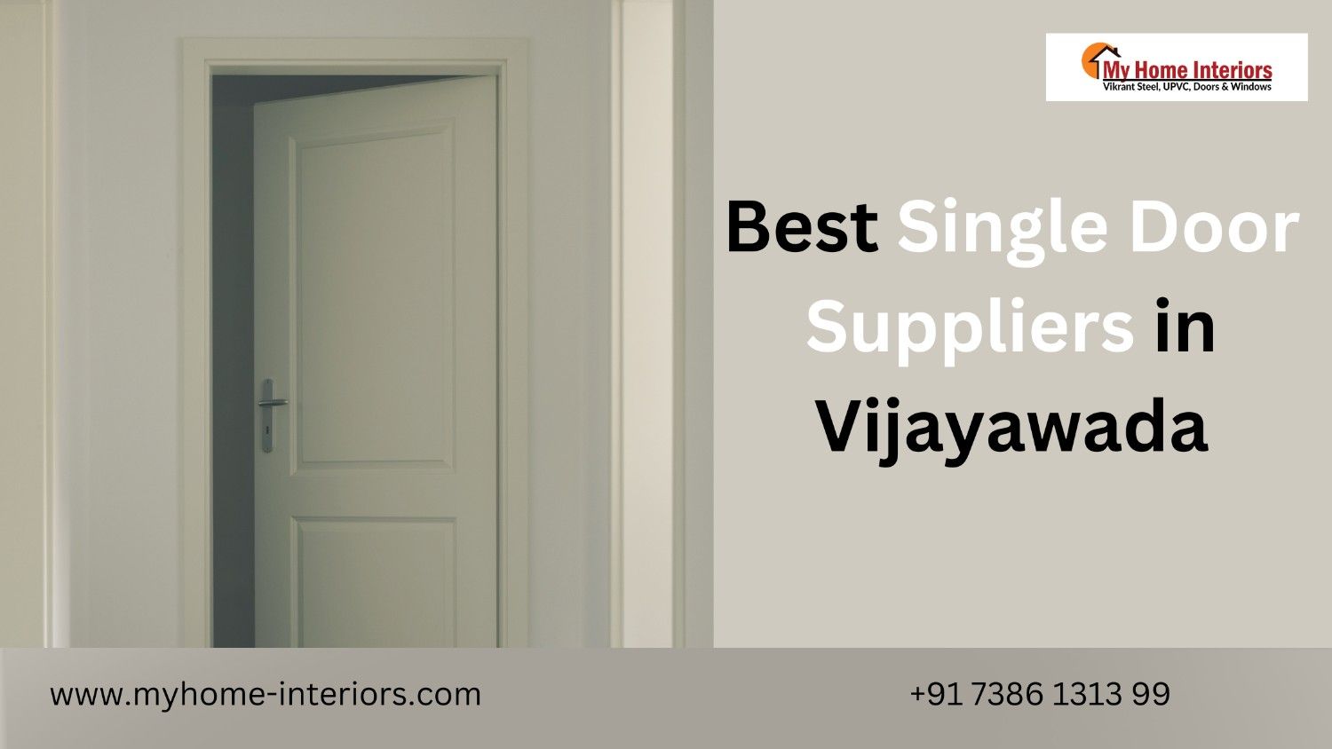 How to Find the Best Single Door Suppliers in Vijayawada?