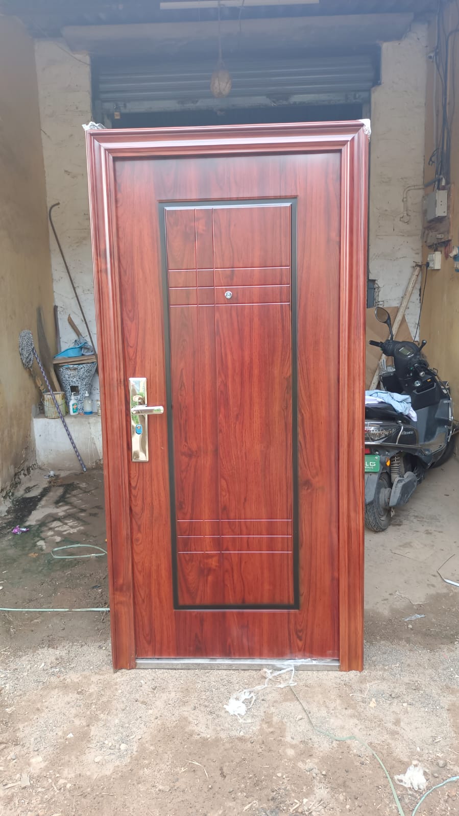 single door with frame 50mm