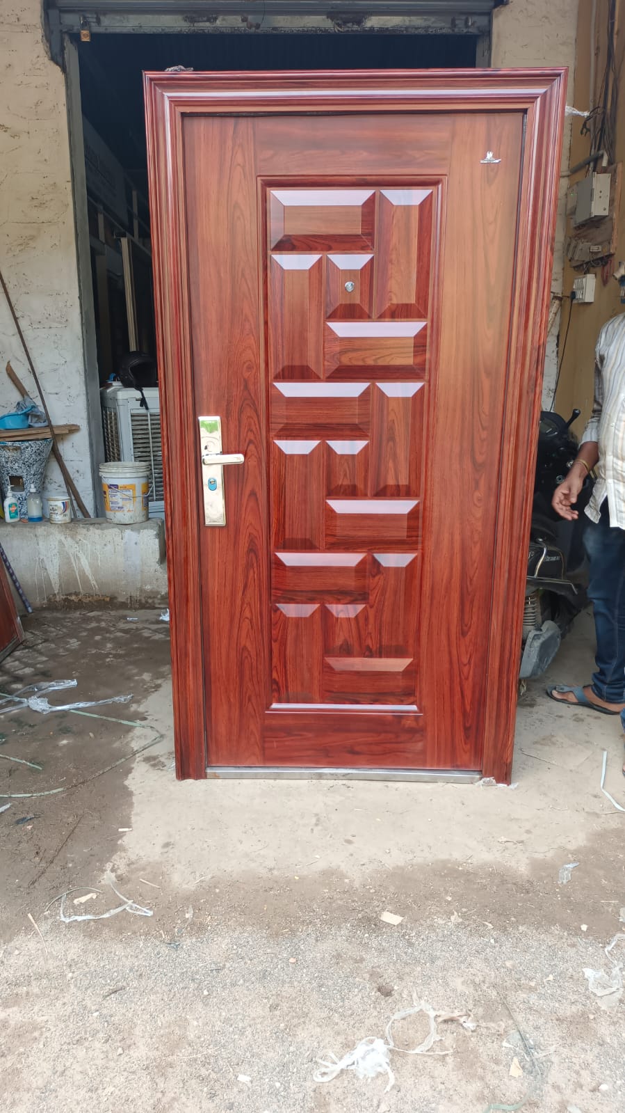 single door with frame 70mm