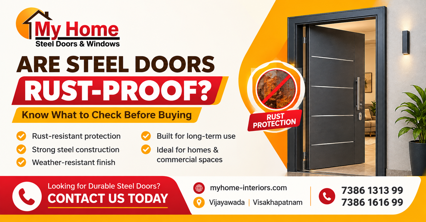 Are Steel Doors Rust-Proof? What You Need to Know Before Buying
