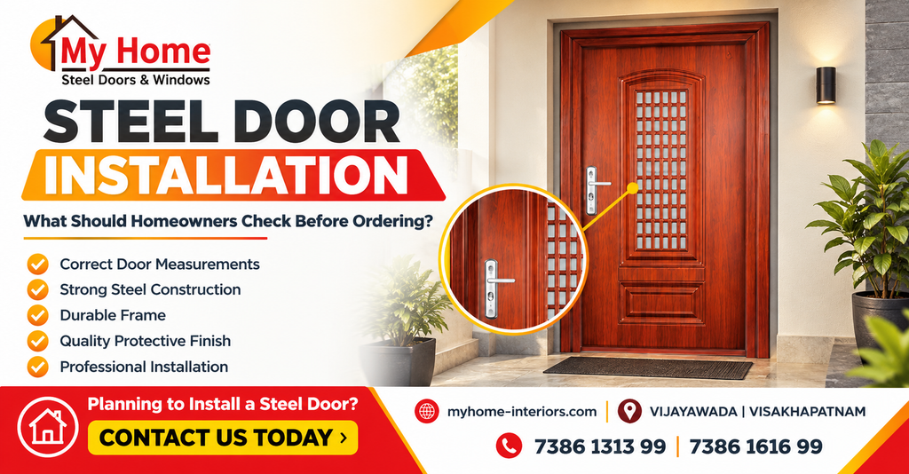 Steel doors in Visakhapatnam and steel windows in Visakhapatnam for modern homes